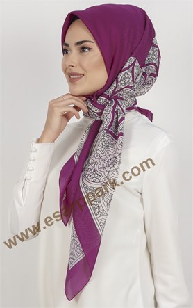 Akel Krep Şifon 140x140 Cm Eşarp 1050-10