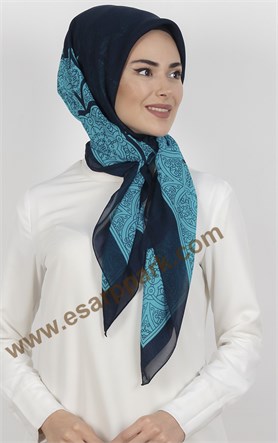 Akel Krep Şifon 140x140 Cm Eşarp 1050-11