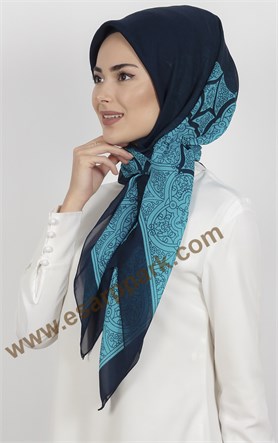 Akel Krep Şifon 140x140 Cm Eşarp 1050-11