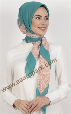 Akel Krep Şifon 140x140 Cm Eşarp 1050-2