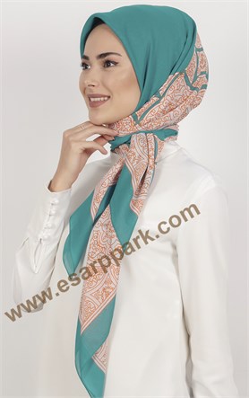 Akel Krep Şifon 140x140 Cm Eşarp 1050-2