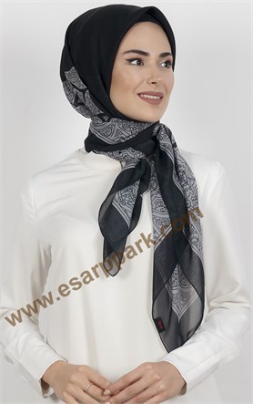 Akel Krep Şifon 140x140 Cm Eşarp 1050-3