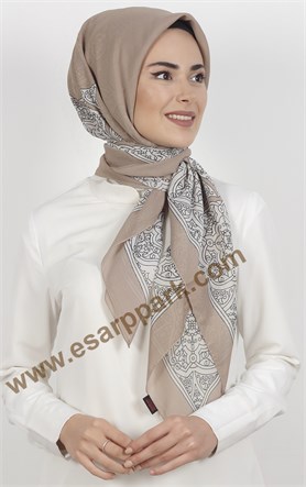 Akel Krep Şifon 140x140 Cm Eşarp 1050-5