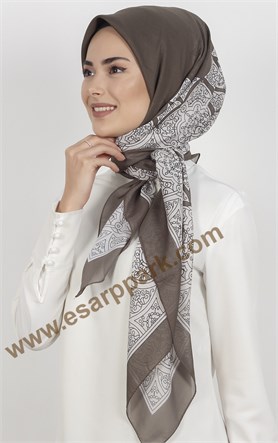 Akel Krep Şifon 140x140 Cm Eşarp 1050-6