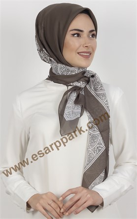 Akel Krep Şifon 140x140 Cm Eşarp 1050-6