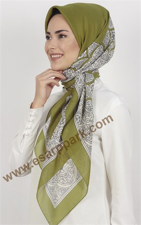 Akel Krep Şifon 140x140 Cm Eşarp 1050-7