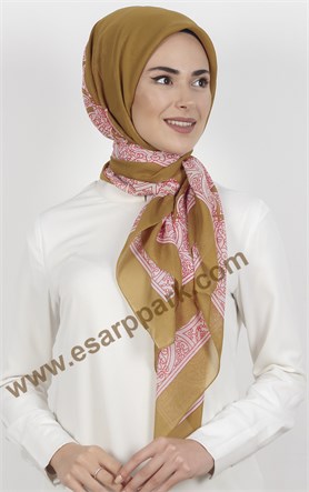 Akel Krep Şifon 140x140 Cm Eşarp 1050-8