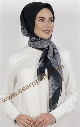 Akel Krep Şifon 140x140 Cm Eşarp 1050-9