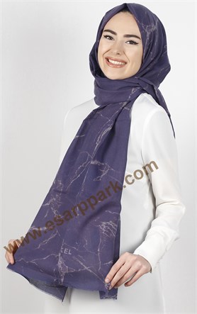 Akel Mermer Desen Şal 5000-1
