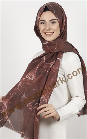 Akel Mermer Desen Şal 5000-13