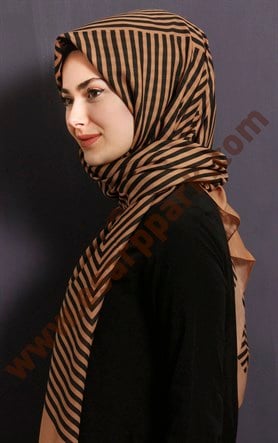  Pamuklu 140x140 Cm Eşarp 1080-19