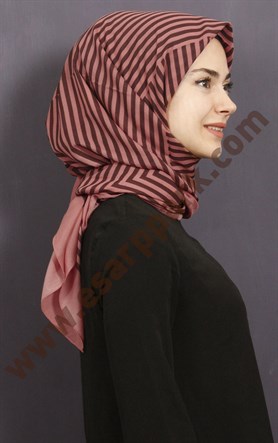  Pamuklu 140x140 Cm Eşarp 1080-20