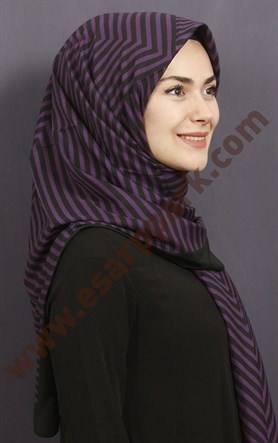 Pamuklu 140x140 Cm Eşarp 1080-22