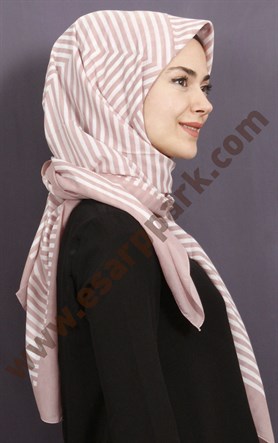 Pamuklu 140x140 Cm Eşarp 1080-28
