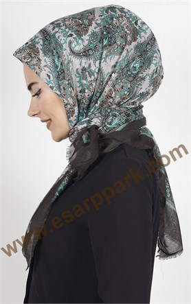 Akel Pamuklu 140x140 Cm Eşarp 1080-6