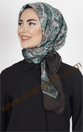 Akel Pamuklu 140x140 Cm Eşarp 1080-6