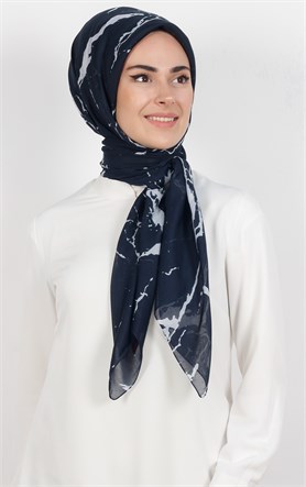 Akel Pamuklu 140x140 Cm Eşarp 1086-11