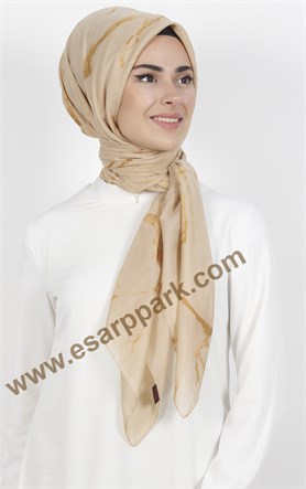 Akel Pamuklu 140x140 Cm Eşarp 1086-13