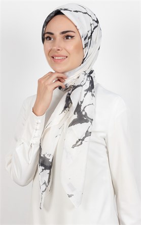 Akel Pamuklu 140x140 Cm Eşarp 1086-2