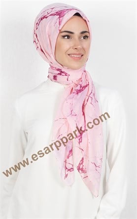 Akel Pamuklu 140x140 Cm Eşarp 1086-3