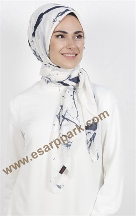 Akel Pamuklu 140x140 Cm Eşarp 1086-6