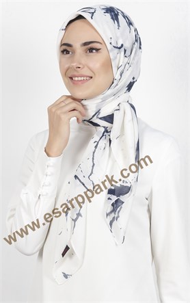 Akel Pamuklu 140x140 Cm Eşarp 1086-6