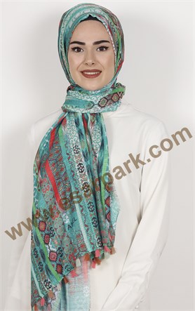 Akel Püsküllü Şal 1233-5