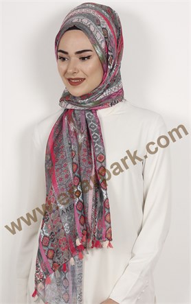 Akel Püsküllü Şal 1233-6