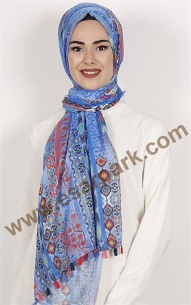 Akel Püsküllü Şal 1233-7