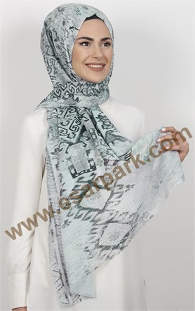 Akel Fileli Desenli Şal 153-5
