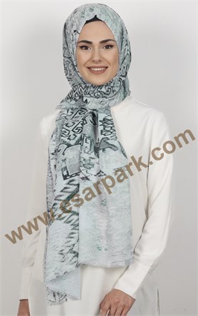 Akel Fileli Desenli Şal 153-5