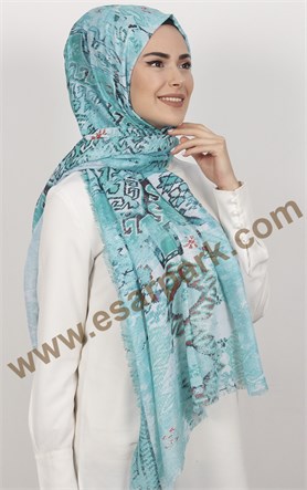 Akel Fileli Desenli Şal 153-7