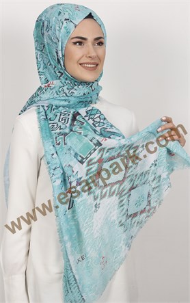 Akel Fileli Desenli Şal 153-7
