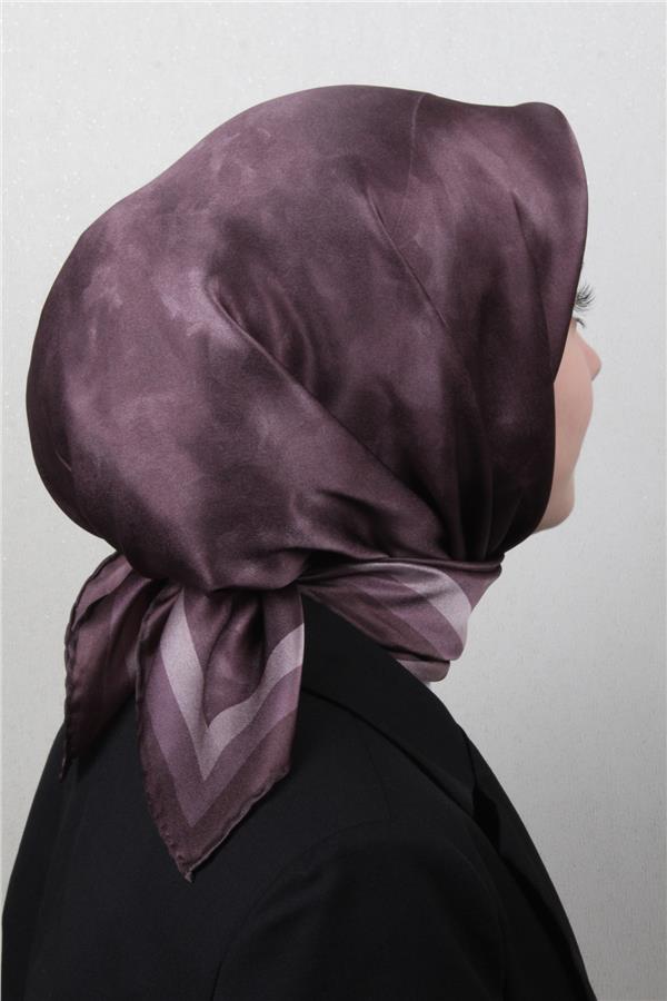 Aker Düz İpek Eşarp 8783701-391 Mürdüm