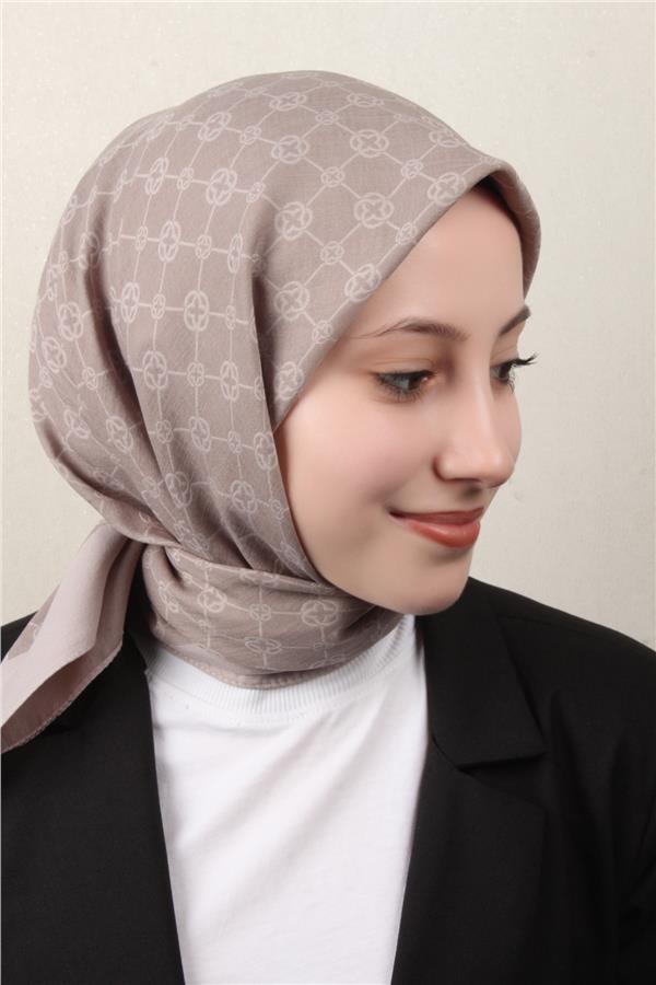 Aker Elegance Monogram Eşarp 1090500-982 Taş