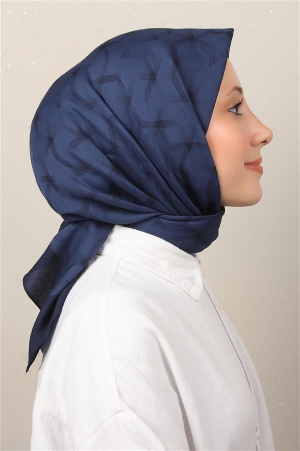 Aker Karma Eşarp 1040600-21 Lacivert