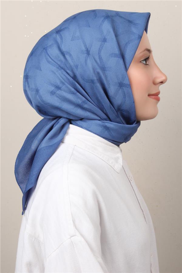 Aker Karma Eşarp 1040600-22 İndigo