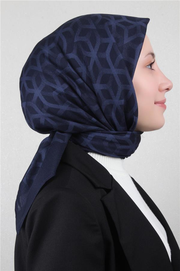 Aker Karma Eşarp 1040600-921 Lacivert