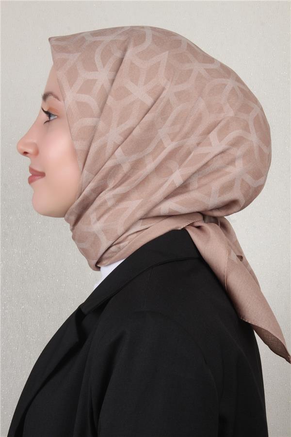Aker Karma Eşarp 1040600-981 Koyu Bej