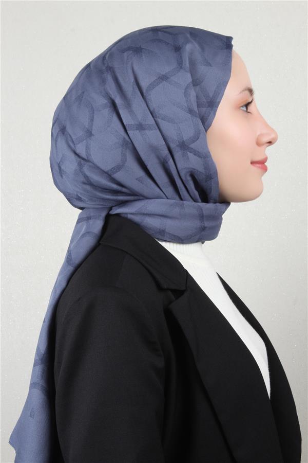 Aker Karma Şal 1040500-922 Koyu Buz Mavisi