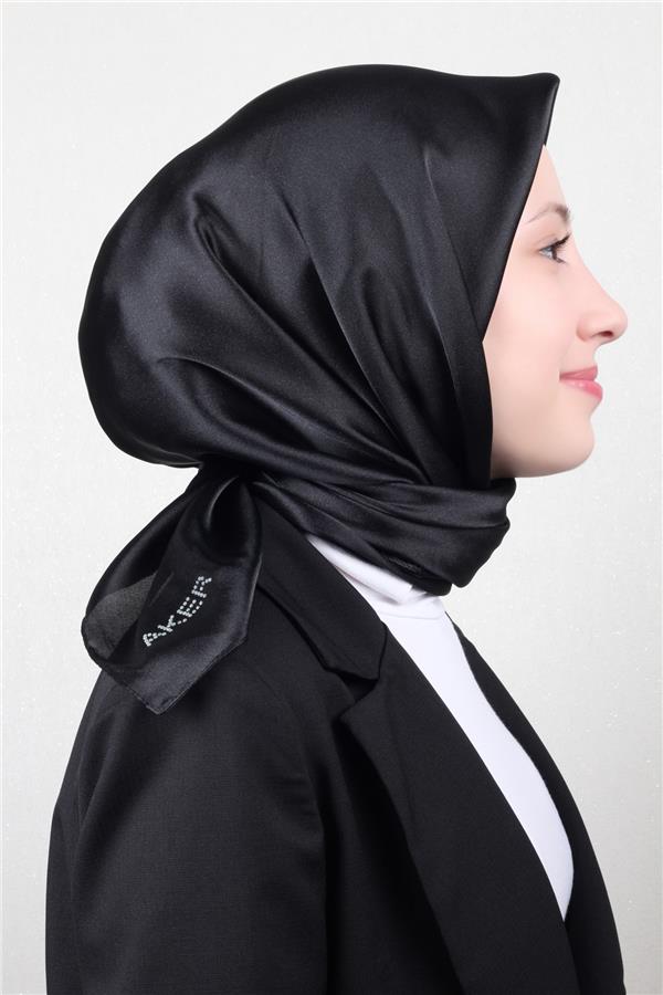 Aker Kristal Eşarp 1070900-911 Siyah