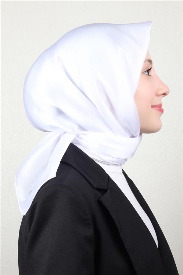 Aker Kristal Eşarp 1070900-913 Beyaz