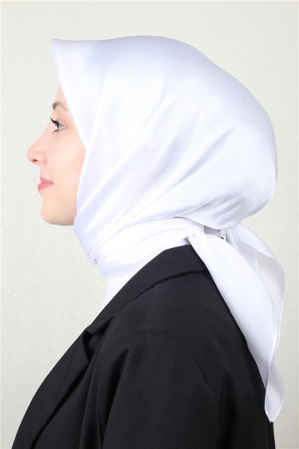 Aker Kristal Eşarp 1070900-913 Beyaz