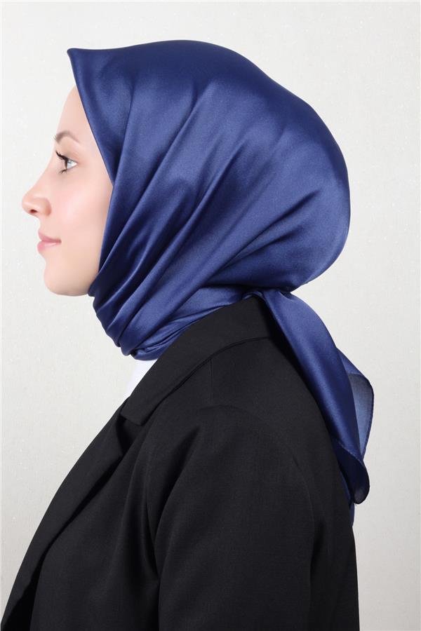 Aker Kristal Eşarp 1070900-922 Gece Mavisi