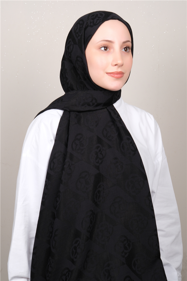 Aker Lyc & Coton Şal 6070500-911 Siyah 