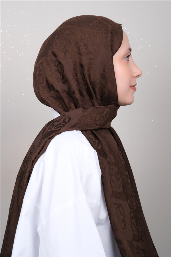 Aker Lyc & Coton Şal 6070500-931 Kahve 