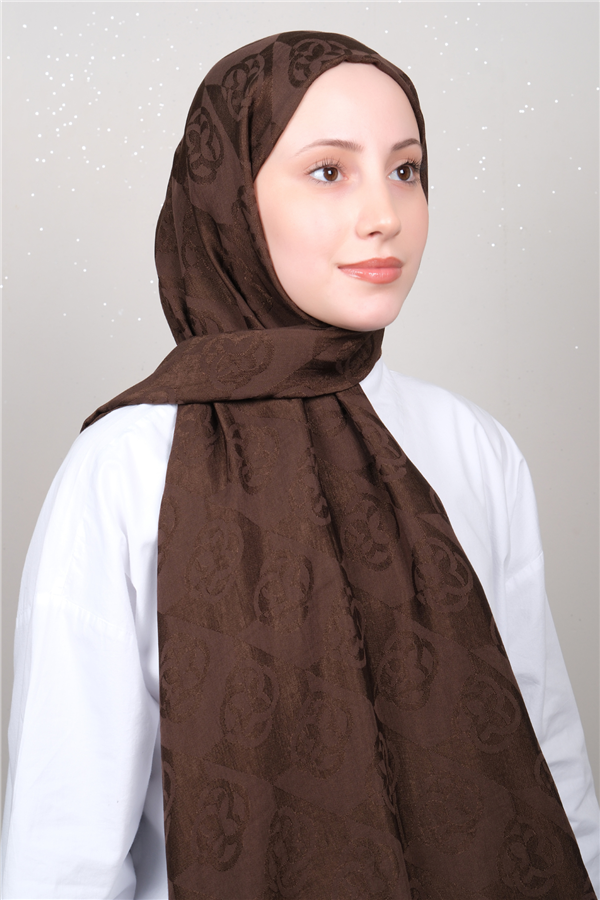 Aker Lyc & Coton Şal 6070500-931 Kahve 
