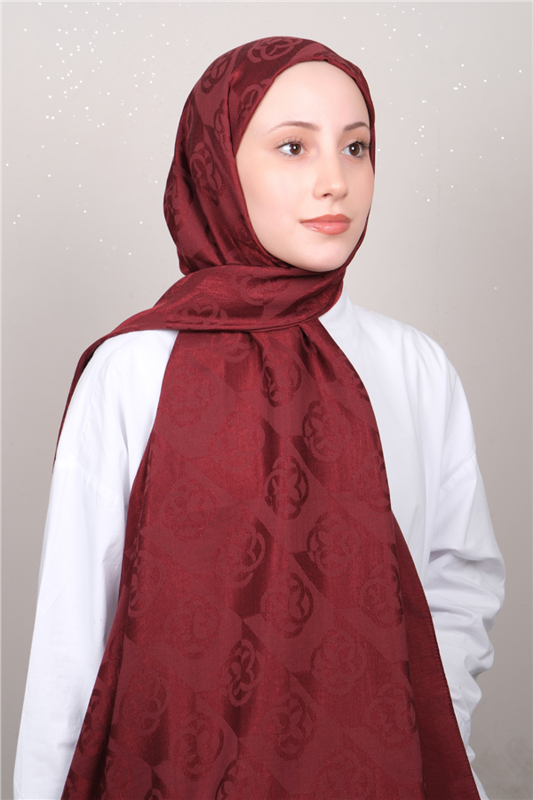 Aker Lyc & Coton Şal 6070500-941 Bordo 
