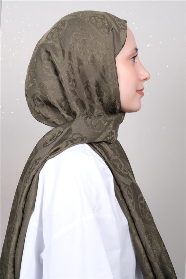 Aker Lyc & Coton Şal 6070500-951 Haki 