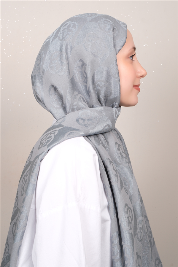 Aker Lyc & Coton Şal 6070500-953 Gri 